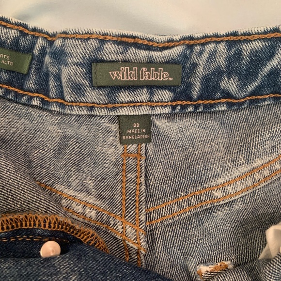 Wild Fable High Waisted Denim Shorts - Picture 3 of 3